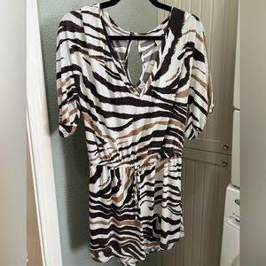 Venus Animal Print Romper